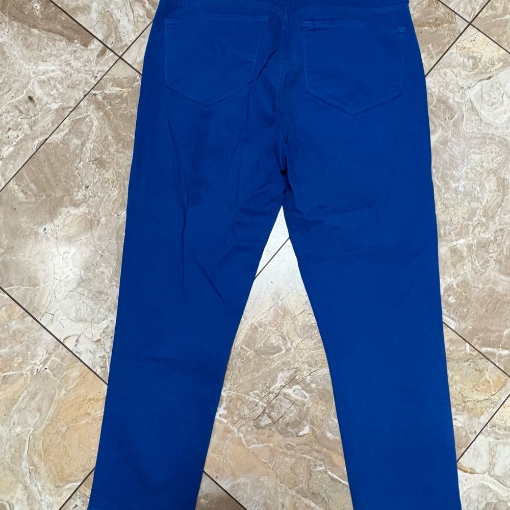 Nydj cobalt stretch capris 16